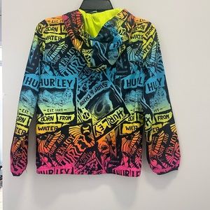 Boys medium Hurley windbreaker in excellent condition